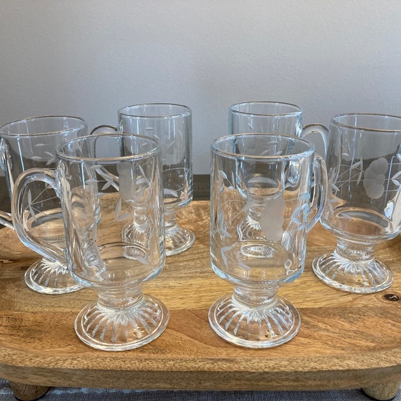 Princess House Dining Princess House Pedestal Irish Coffee Mugsset 6 Poshmark